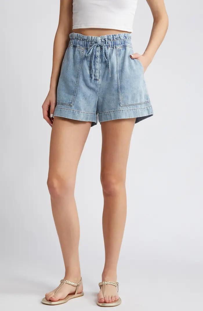 Rails Foster Paperbag Denim Shorts | Nordstrom | Nordstrom