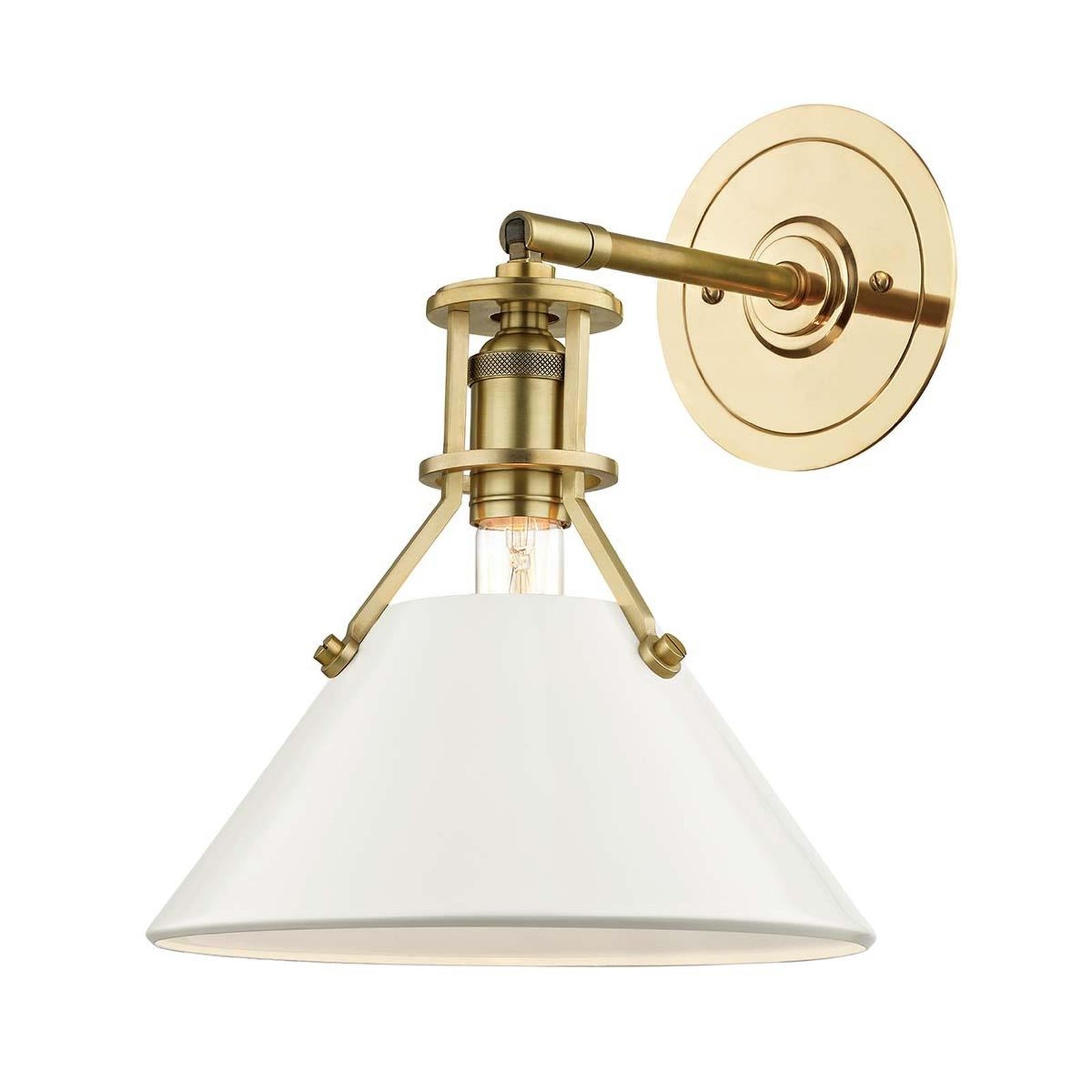 Mark D. Sikes Painted No.2 9 Inch Wall Sconce by Hudson Valley Lighting | Capitol Lighting 1800lighting.com