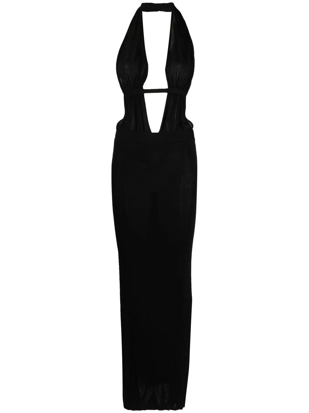 halterneck midi dress | Farfetch Global