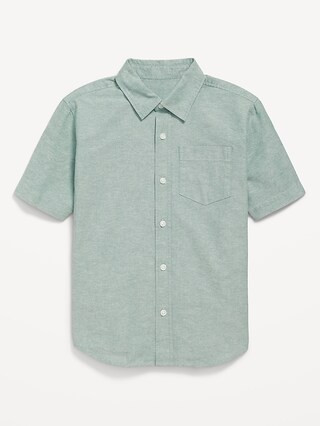 Short-Sleeve Oxford Shirt for Boys | Old Navy | Old Navy (US)