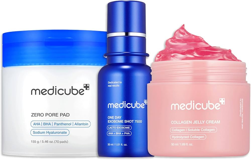 medicube Affordable Trio for Pore & Texture Care: Zero Pore Pads 2.0 and Zero Exosome Shot 7,500 ... | Amazon (US)