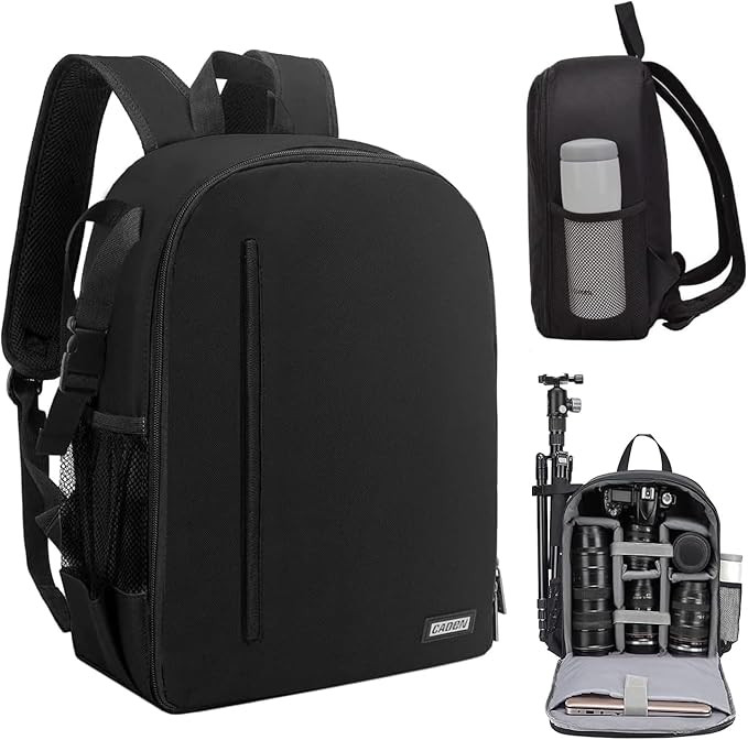 CADeN Camera Backpack Bag Professional for DSLR/SLR Mirrorless Camera Waterproof, Camera Case Com... | Amazon (US)
