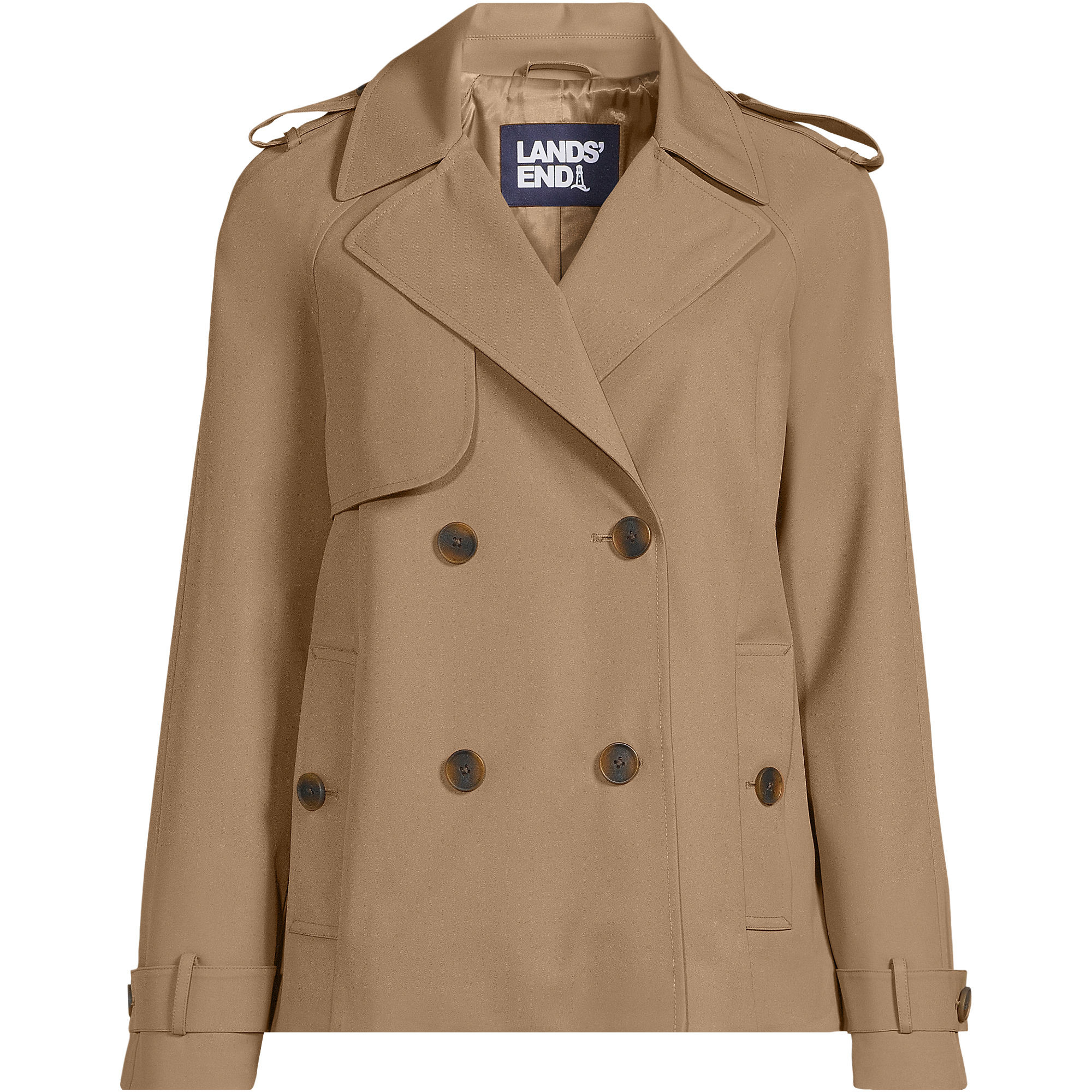 Women's Trench Rain Jacket | Lands' End (US)