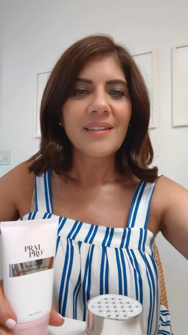 #ad @QVC @PraiBeauty #LoveQVC

I’m excited to add two beauty products to my daily beauty routine that are specifically formulated for the neck and décolletage area. The Prai Pro Neck Correct Advanced Repair Serum and Prai Pro Neck Correct Advanced Repair Crème can both be used both day and night. Their special formulation addresses fine lines and wrinkles and the visible signs of aging, plus helps to boost hydration. 

How to use: First apply the serum with the attached roller ball in an upward motion, then add the cream over the serum. 

QVC is the exclusive retailer and first time customers can enjoy $30 off a purchase of $60 with the code WELCOME30. 

#LTKFindsUnder100 #LTKOver40 #LTKBeauty #LTKBeauty #LTKFindsUnder100 #LTKOver40