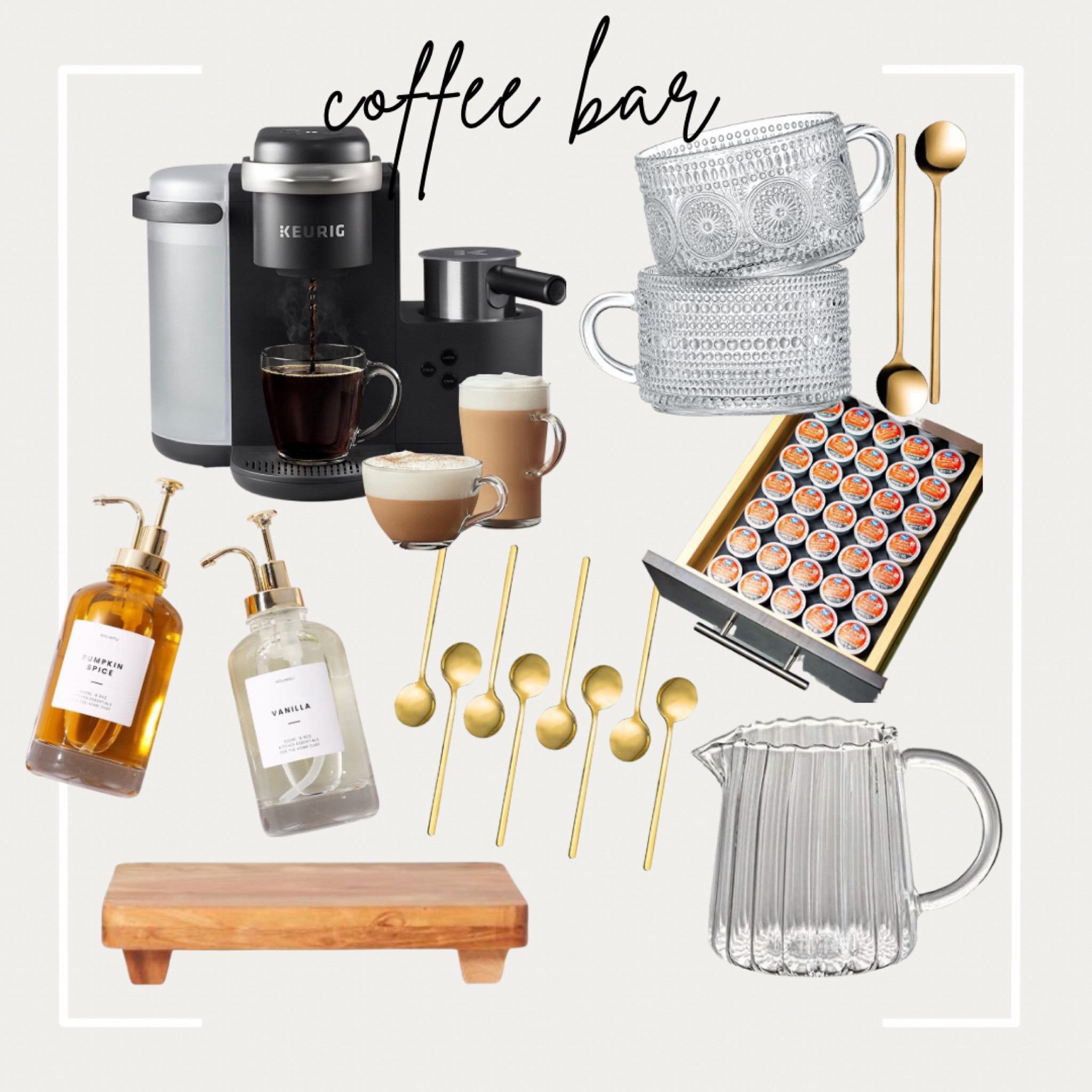 Coffee Bar | Coffee Essentials 

#LTKhome #LTKFind #LTKsalealert