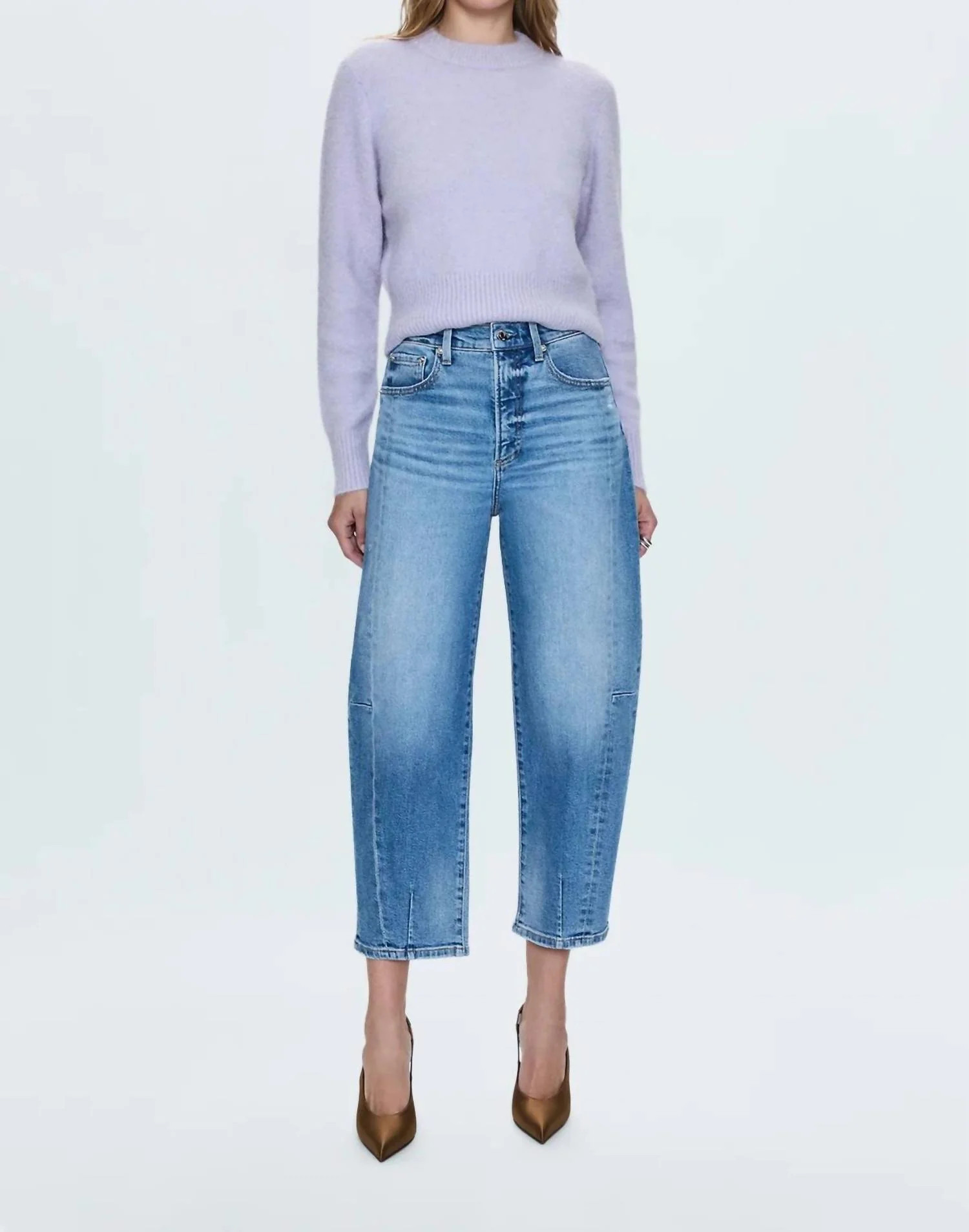 Eli High Rise Barrel Jean In Rhythm Vintage | Shop Simon