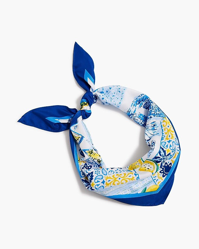 Printed diamond scarf | J.Crew Factory
