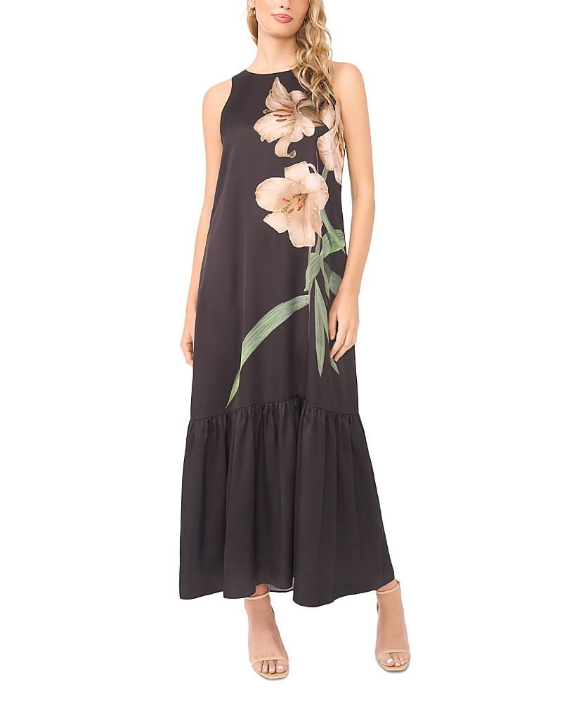 Vince Camuto High Neck Drop Waist Tiered Maxi Dress | Bloomingdale's (US)