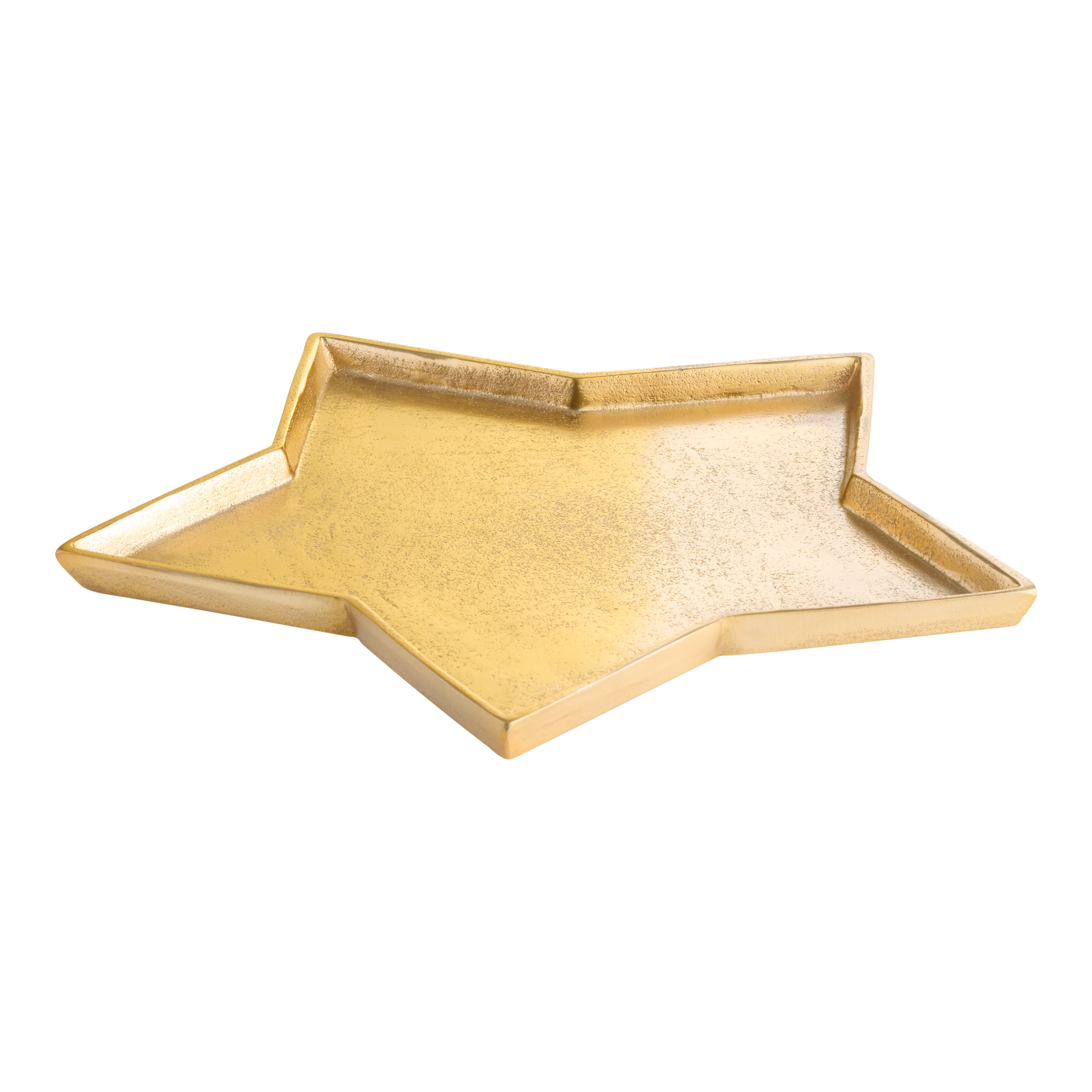 Large Gold Metal Star Shaped Serving Platter | World Market