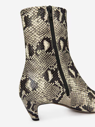 Stiefeletten mit eckiger Zehenpartie – Schlange – ARKET DE | Arket EU