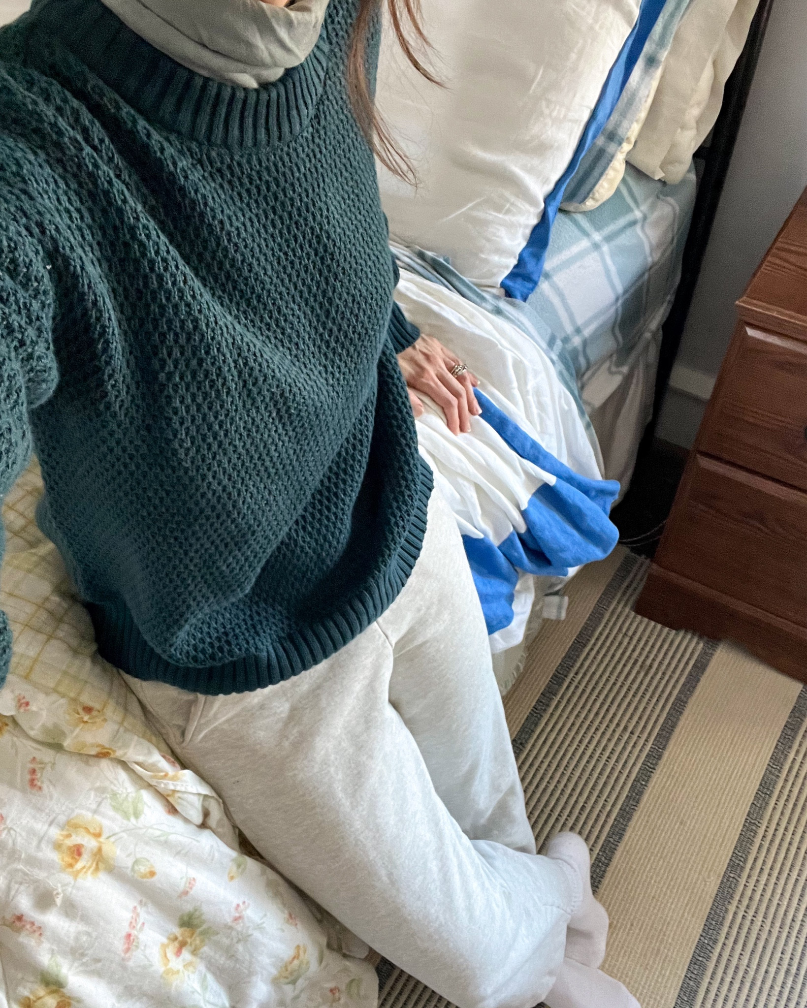 Layering turtlenecks under everything lately & blankets upon blankets in our bedroom 🥶 It’s cold here! 

#LTKhome #LTKSeasonal #LTKGiftGuide