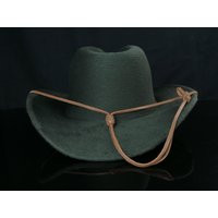 Brown Leather Stampede Strings, Western Hat Accessories | Etsy (US)