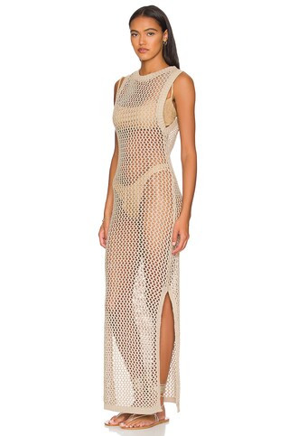 Holly Dress in Tan | Revolve Clothing (Global)