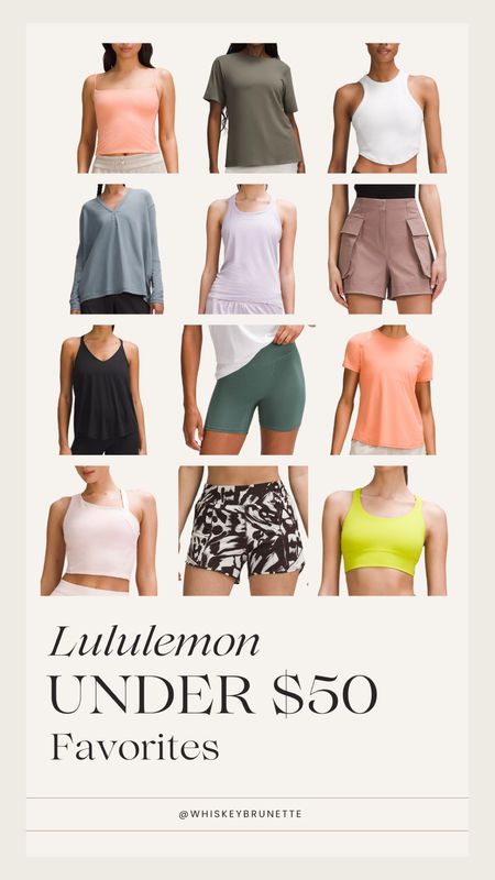 Lululemon under $50 favorites! Such steals for spring.

Workout Tank Top | Workout Shorts | Workout Wear

#LTKfitness #LTKstyletip #LTKfindsunder50