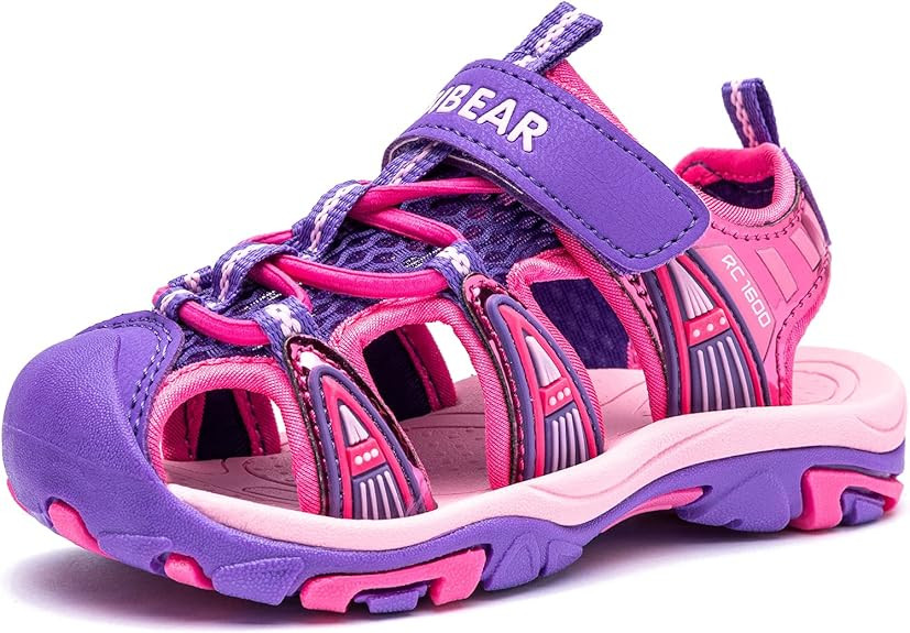 BODATU Boys' and Girls' Summer Outdoor Beach Sports Closed-Toe Sandals | Amazon (US)