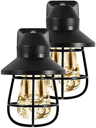 GE Vintage LED Night Light, 2 Pack, Plug-in, Dusk-to-Dawn, Farmhouse Décor, Rustic, UL Listed, I... | Amazon (US)