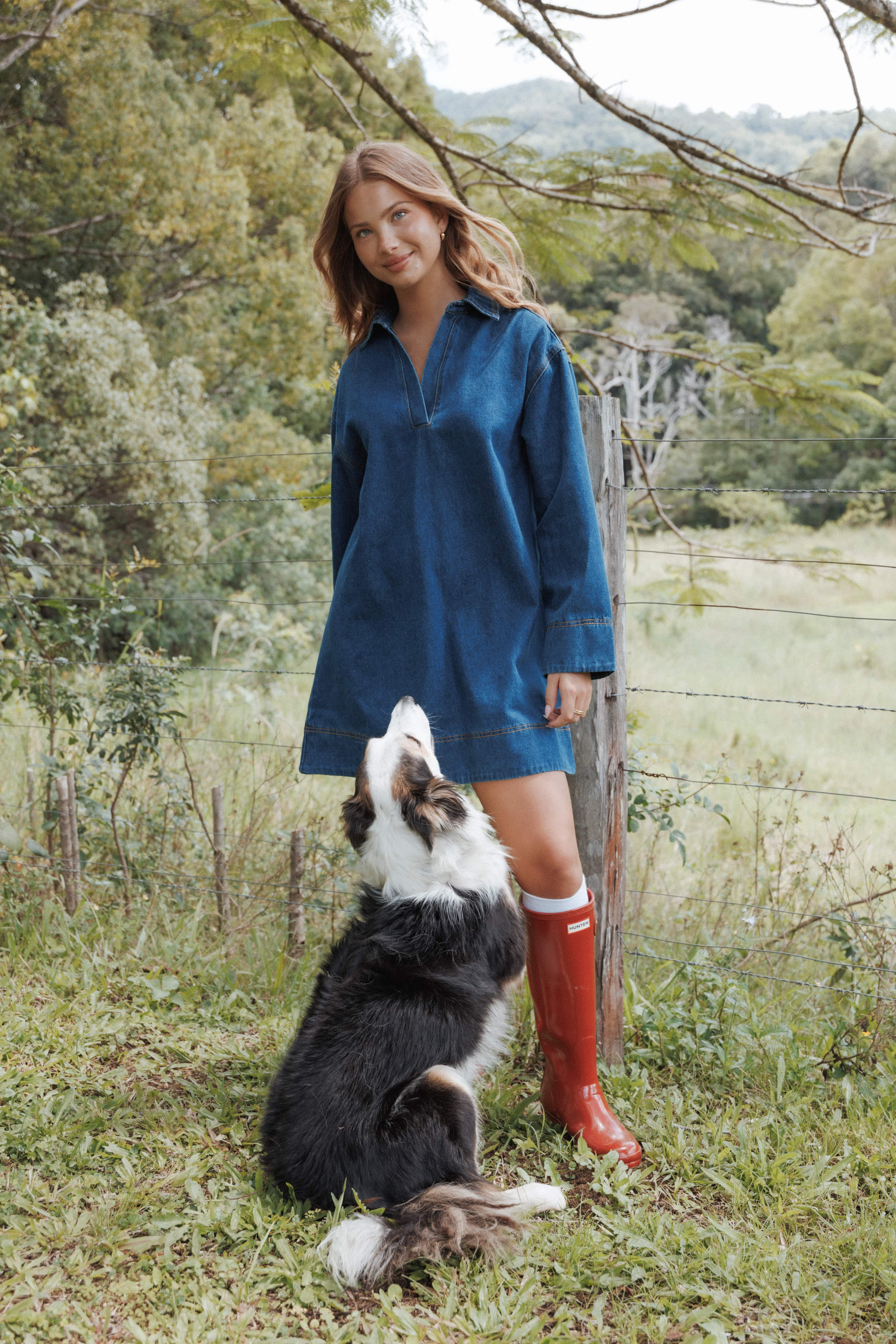 Genesis Mini Dress - Indigo | Petal & Pup (US)