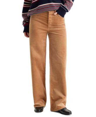 Good American Women's High-Rise Relaxed Wide-Leg Jeans - Cafe Clay | Macy's