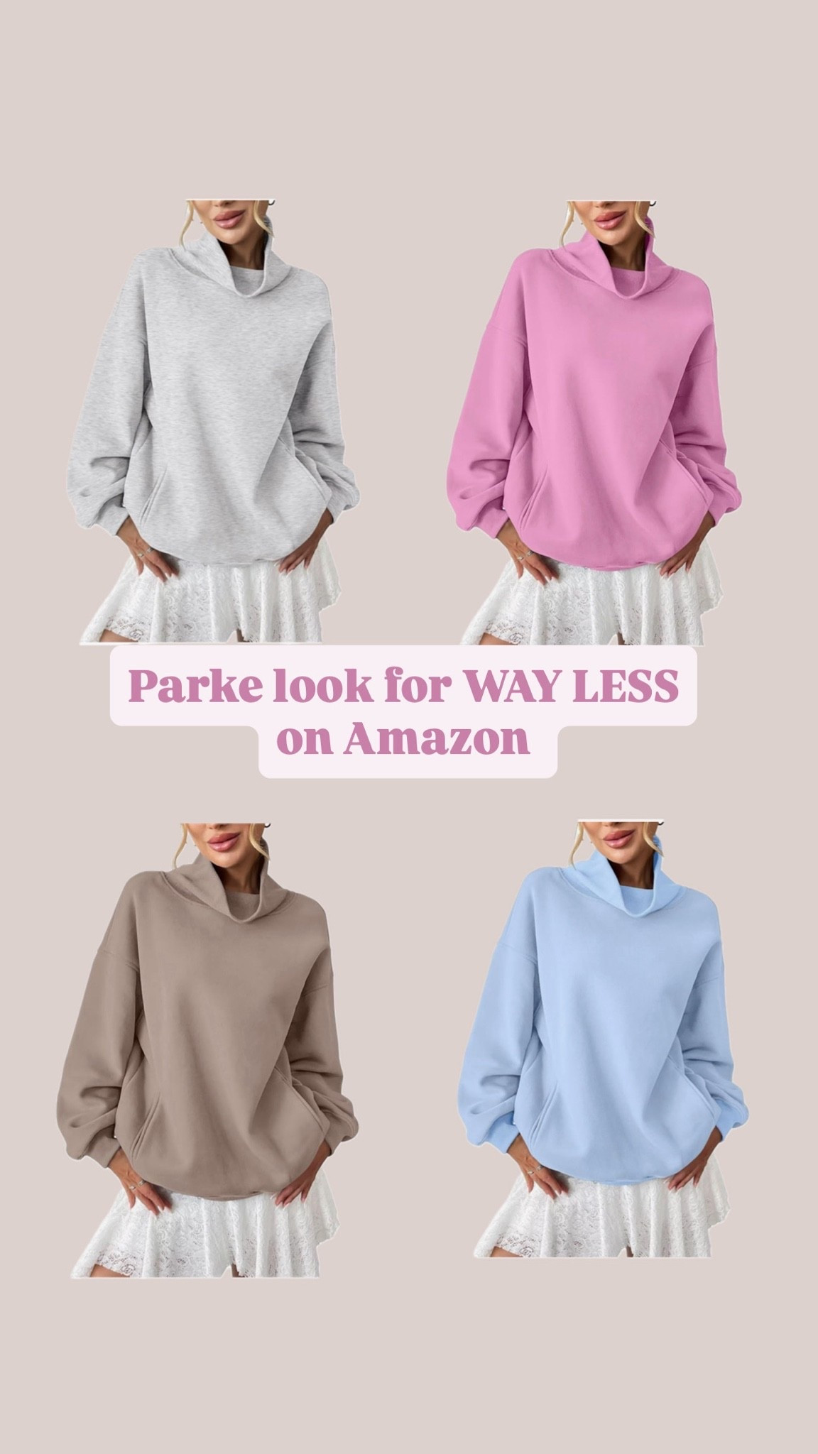 Parke look for less
Affordable fashion
Mock neck
Sweatshirt 
OOTD

#LTKsummer #LTKsale