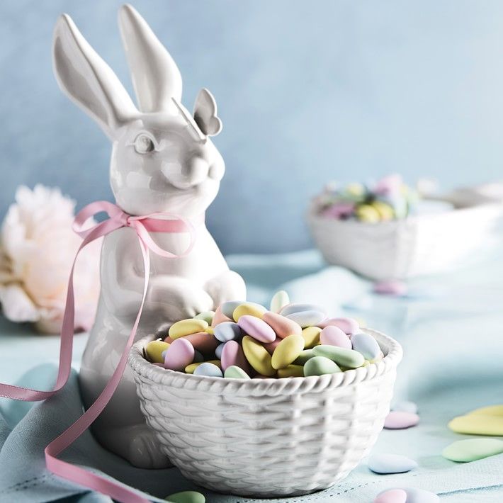 Sculptural Bunny Bowl with Butterfly | Williams-Sonoma