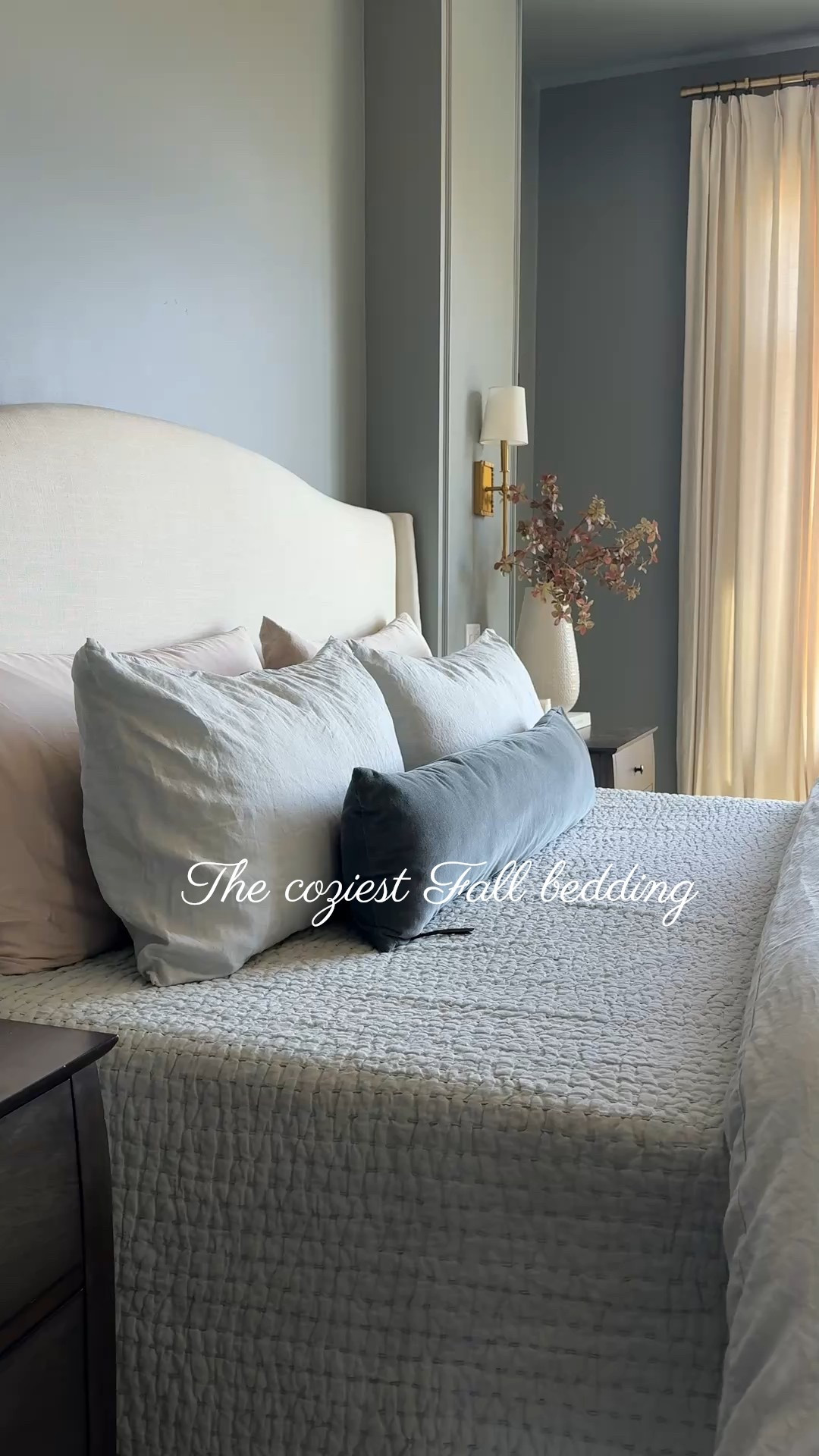 These are the easy bedding layers I keep coming back to from @onequince :

No mountian of pillows, no stacks of blankets that never get used. Just the bedding essentials— and it still looks classic, elevated, pulled together, and pretty.

@onequince has been my go-to for years for gorgeous high quality bedding with prices that make sense. Simply the best! 

The pick stitch quilt has been a favorite, and I adore their bamboo sheets. The silky champagne color is PERFECT for Fall without feeling dark and heavy. I also swapped my striped linen duvet for a solid color with the change in seasons upon us, and l lay the dark blue duvet cover at the foot of the bed to act as a throw blanket and can easily rotate it onto my duvet when I need to wash the other. It gives a little cozy contrast without being too dark or heavy. 

Everything’s a little richer and deeper, and I love the subtle change as we transition the seasons. 🍁


Xoxo,
Andrea

#liketkit #quincepartner #bedroomstyle #layeredbedding #neutralbedroom #neutralbedroomstyle #beddingideas #beddinginspo #linenbedding #bedroomrefresh #beddingsets #bedroomstyling 
