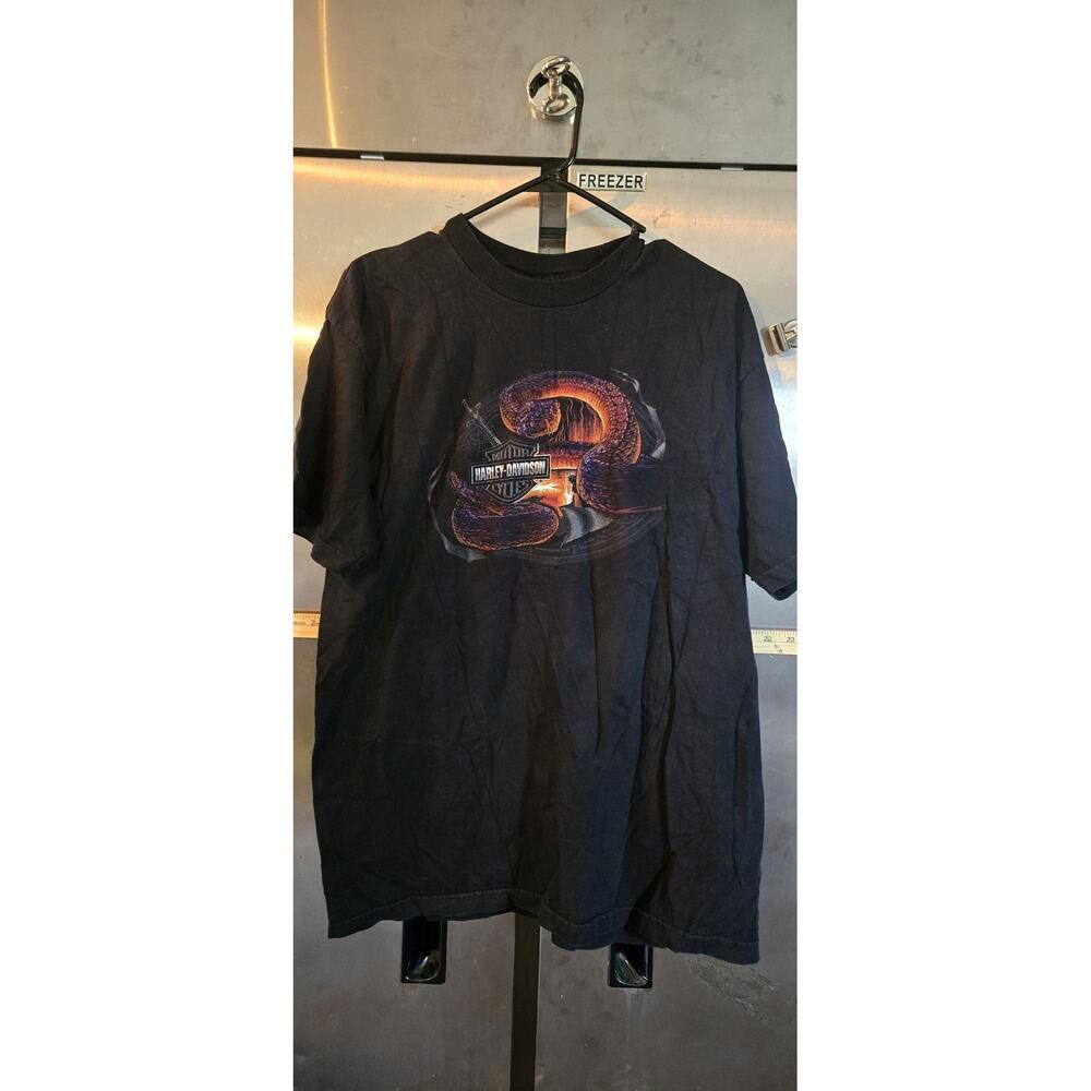 Harley-Davidson Men's Graphic T-Shirt Size XL Snake Eagle Biker Tee | Poshmark