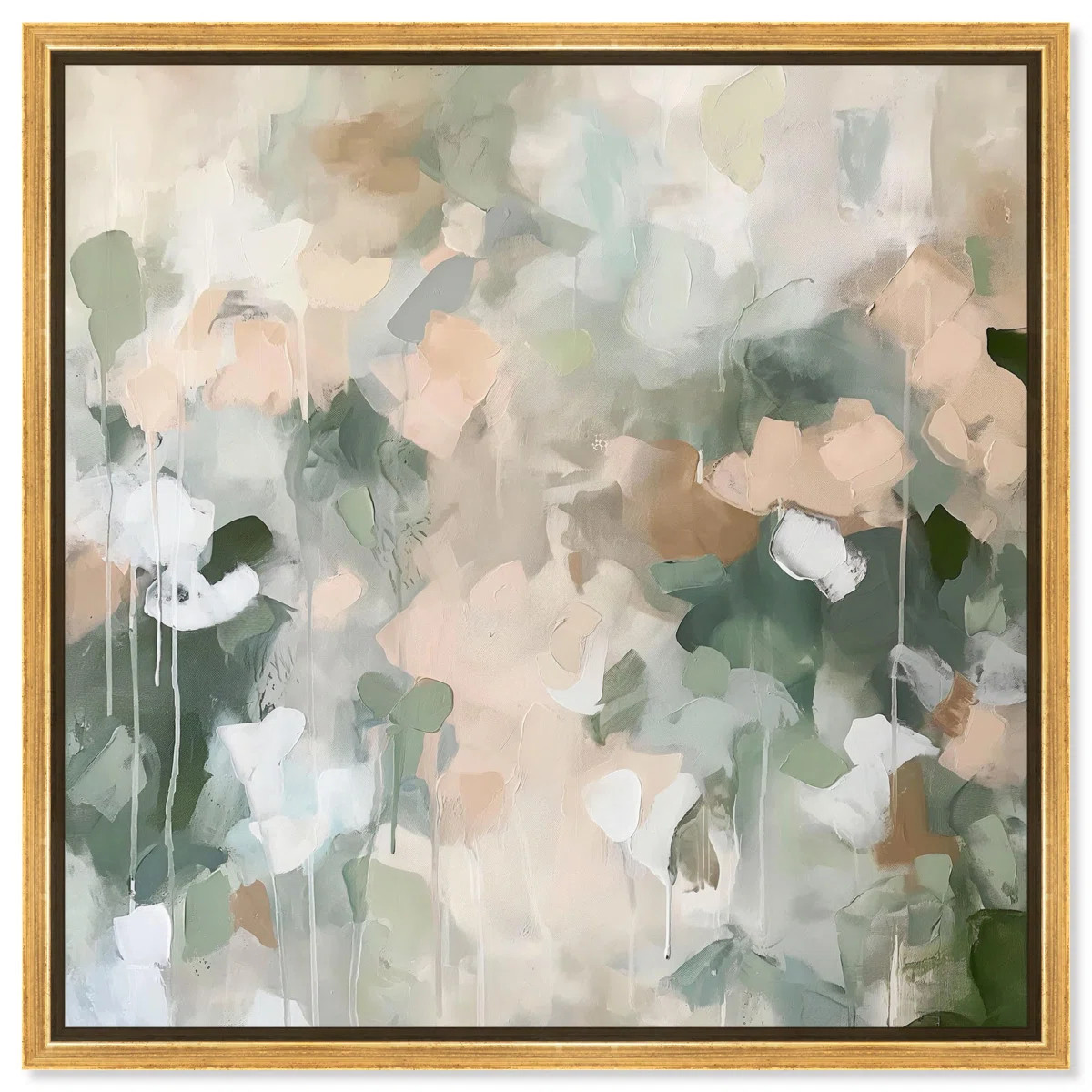 Earth & Emerald Rhythm Canvas Minimal Abstracts by Art Remedy | Wayfair North America