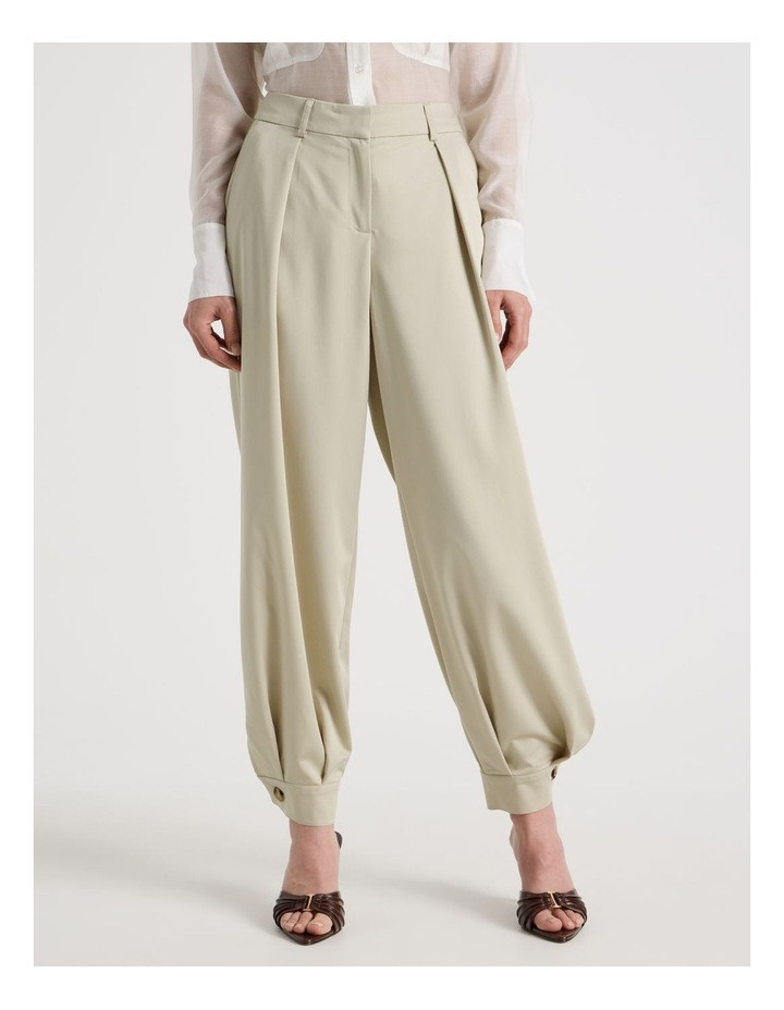 Blaq Petite Soft Balloon Pant in Stone 12 | Myer