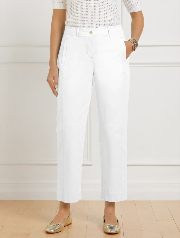 Straight Ankle Pants | Talbots