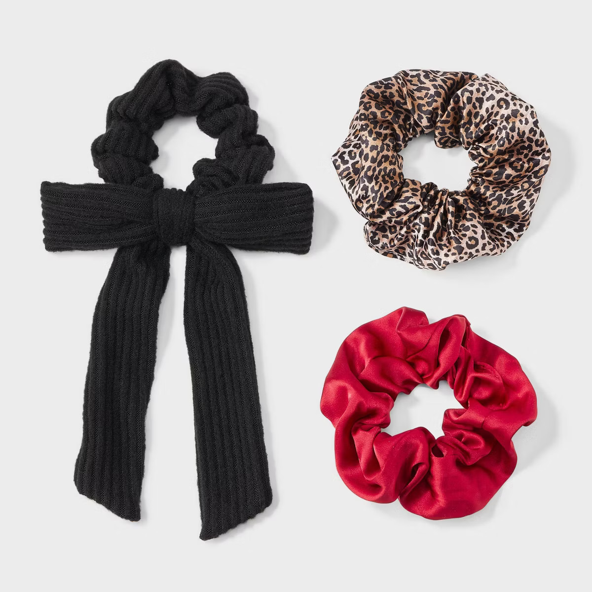 Hair Twister Set 3pc - Wild Fable™ Jet Black/Red | Target