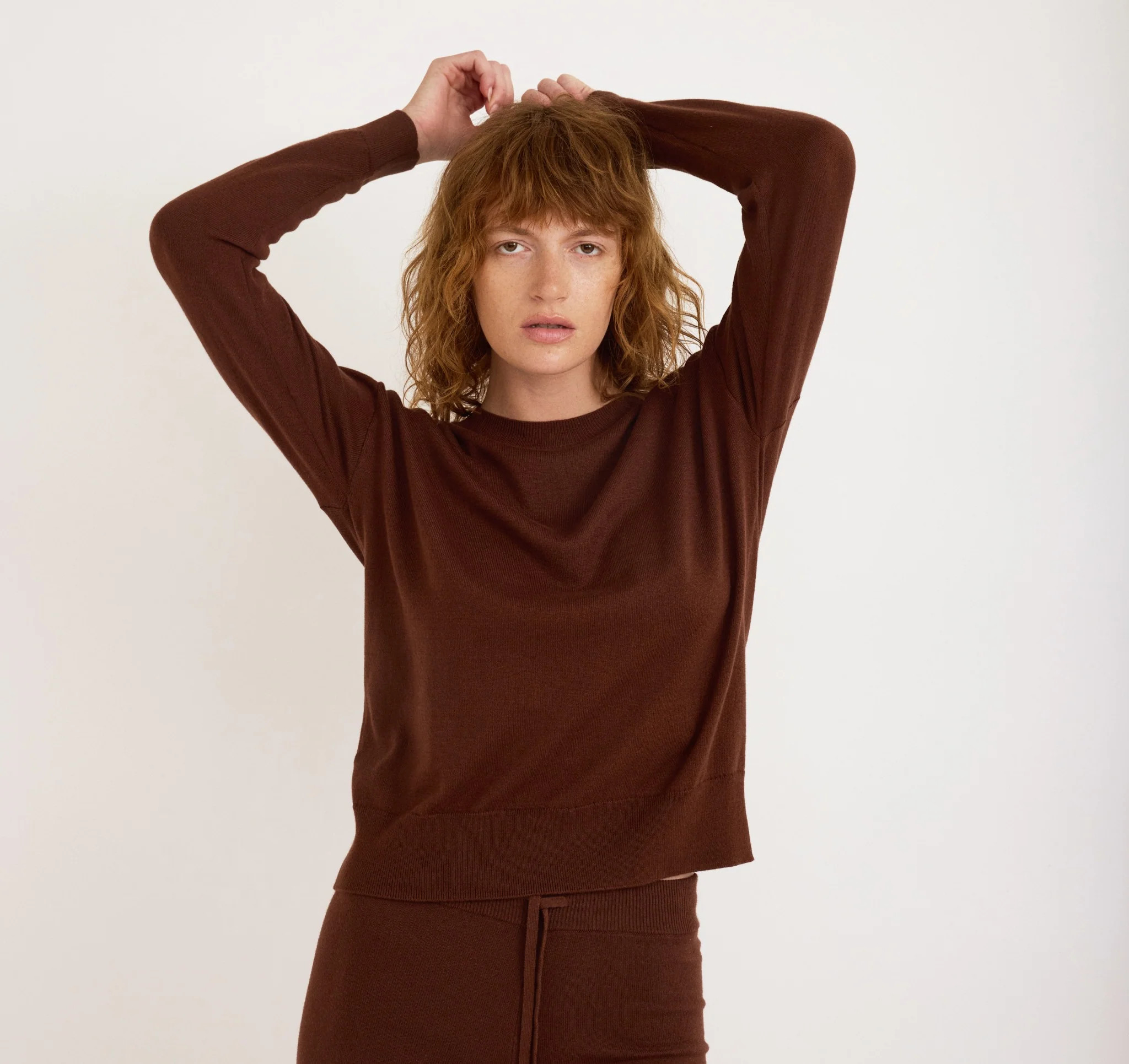 Soft Knit Boxy Crewneck Sweater | Organic Basics