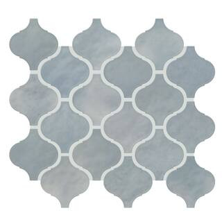 Daltile LuxeCraft Whimsy Gloss 11 in. x 12 in. Glazed Ceramic Arabesque Mosaic Tile (7.4 sq. ft./... | The Home Depot