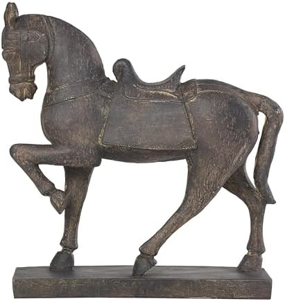 Deco 79 Polystone Horse Decorative Sculpture Prancing Home Decor Statue, Accent Figurine 14" x 4"... | Amazon (US)