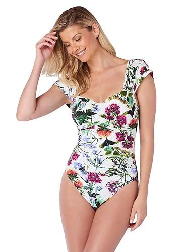 Magicsuit Women's Swimwear Modern Romance Natalie Sweetheart Neckline One Piece Swimsuit with Sof... | Amazon (US)
