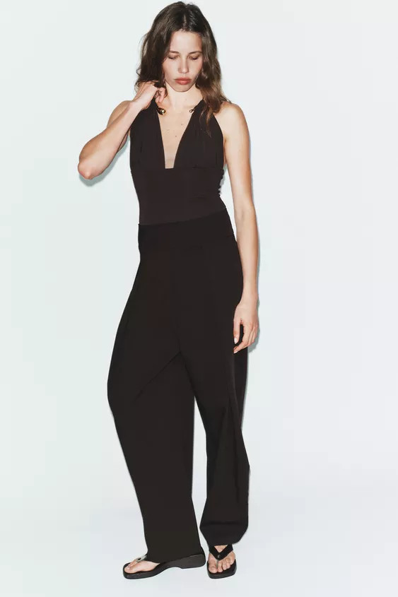CHOKER POLYAMIDE BODYSUIT | Zara US