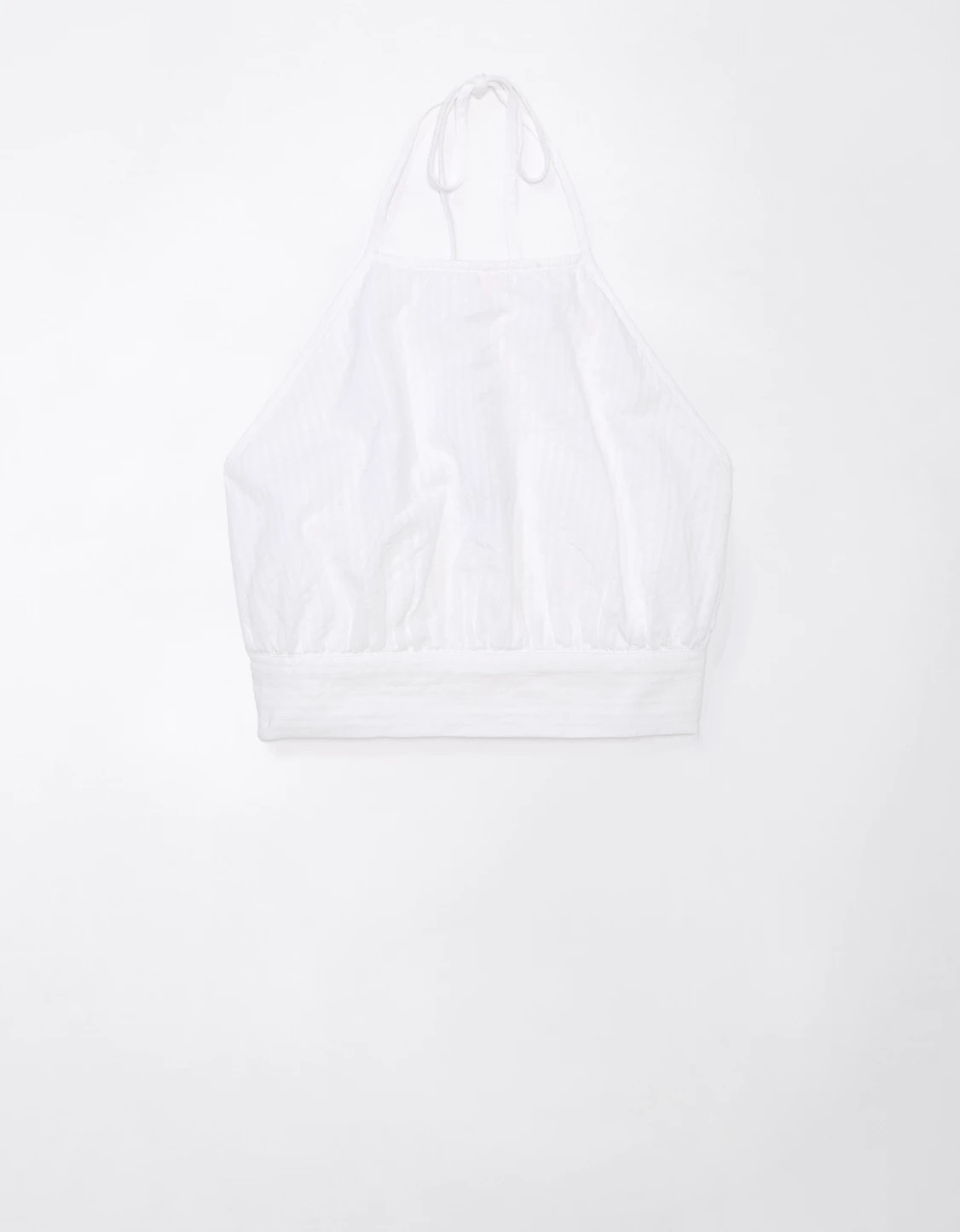 AE Cropped Tie-Back Halter Top | American Eagle Outfitters (US & CA)