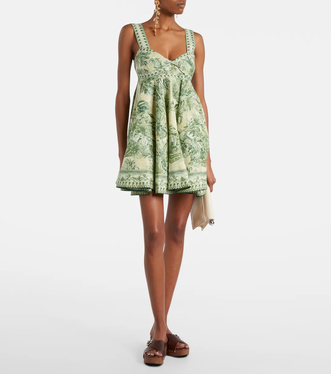 Sara printed linen minidress | Mytheresa (US/CA)