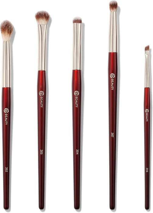 BK BEAUTY - BRUSH SET FOR HOODED OR SMALLER EYES (5PC) - Eyeshadow Brush Set for Blending, Smudgi... | Amazon (US)
