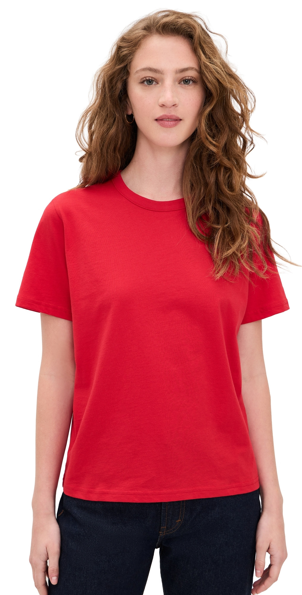 Sold Out NYC The Iconically Soft Perfect Tee In Iconic Red Iconic Red S | Shopbop