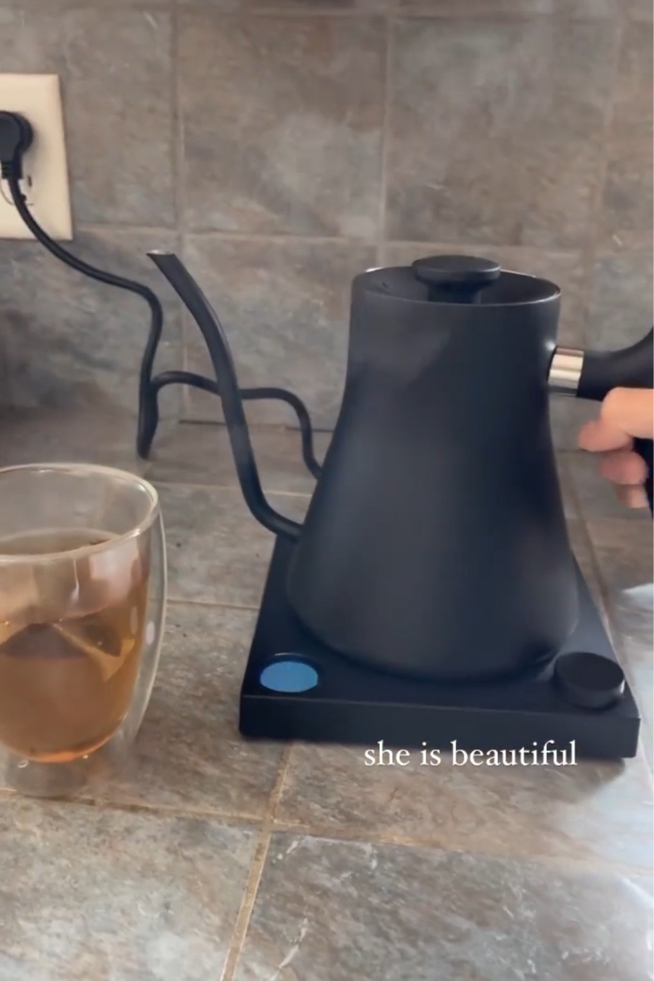 Matte black kettle & clear coffee mug

#LTKunder100 #LTKhome #LTKunder50