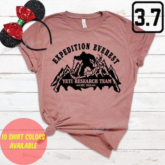 Expedition Everest Shirt  Yeti Research Team T-shirt  Disney | Etsy | Etsy (US)