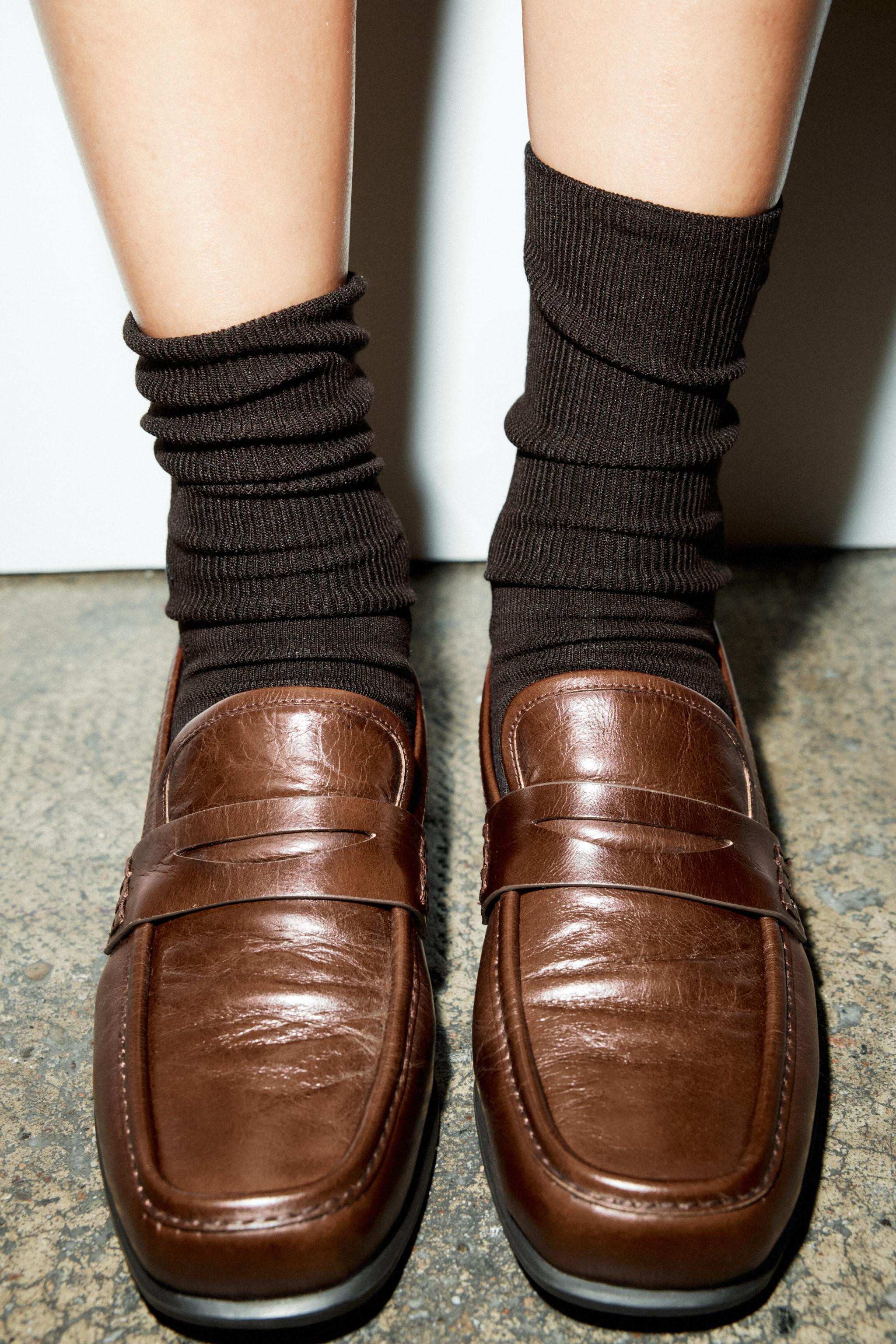 LEATHER LOAFERS | Zara UK