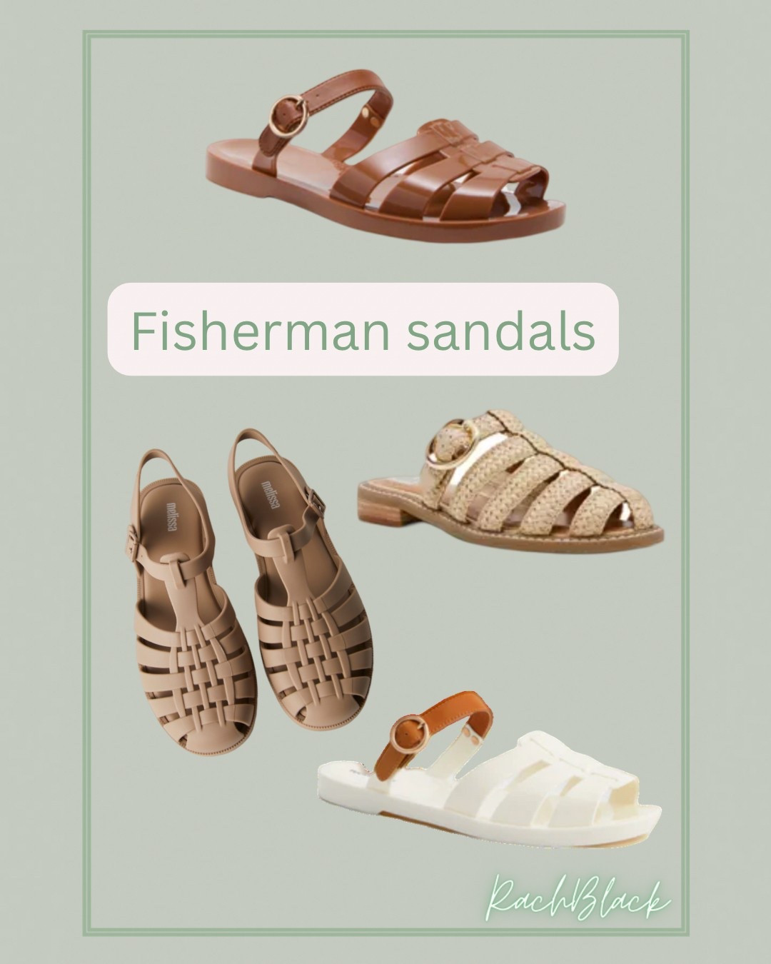 Fisherman sandals
Strappy summer sandals 