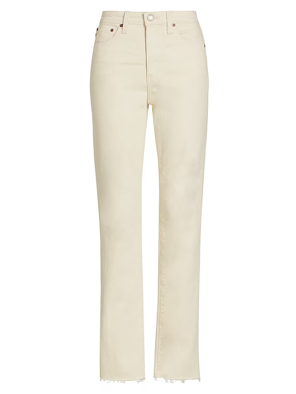 Saige High-Rise Straight-Leg Jeans | Saks Fifth Avenue