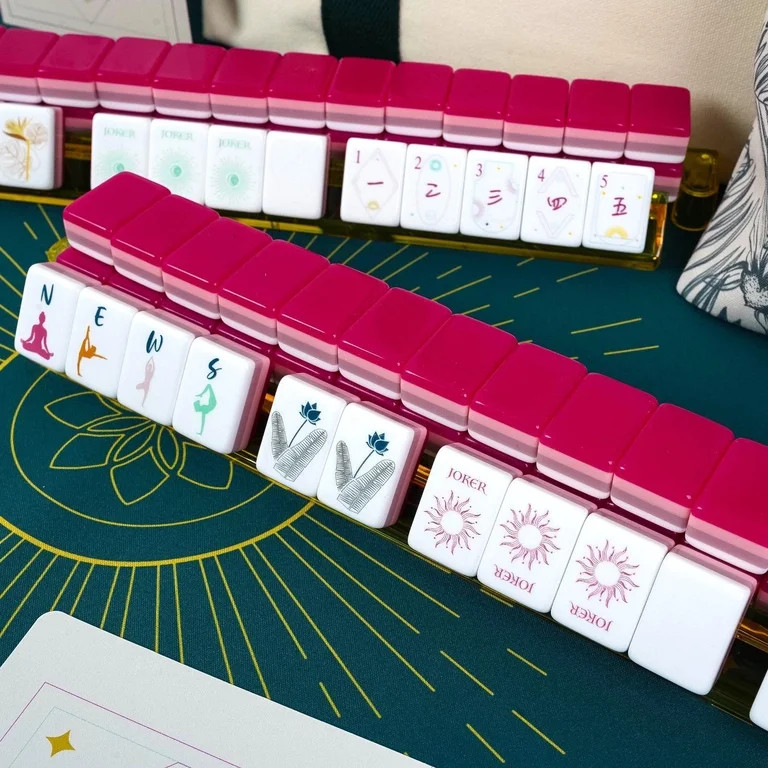 Mahjong set Yoga Premium Tile Game by Mad About Mahj | Walmart (US)