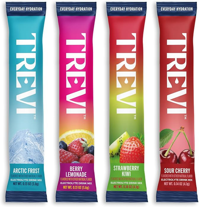 TREVI Electrolytes Powder Packets, Sugar Free Hydration, Favorites 20 Pack | Amazon (US)