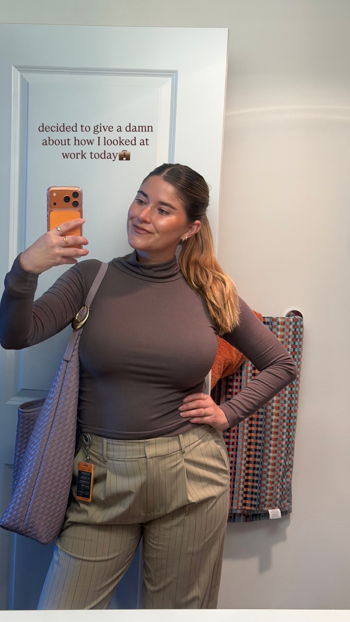 decided to give a damn about how I looked at work today💼

#LTKItBag #LTKWorkwear