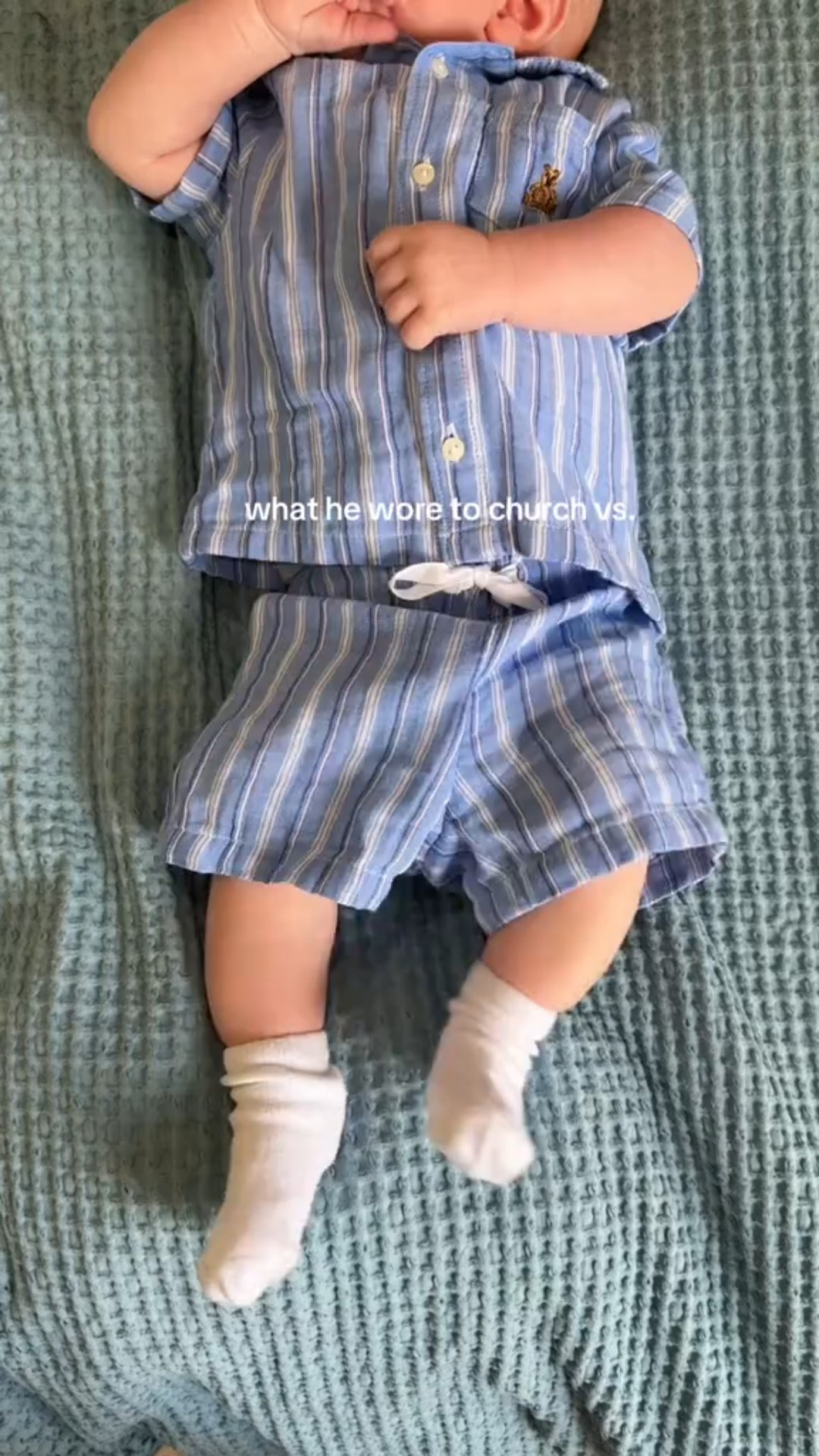 What he wore to church vs What I wore to church 🥹