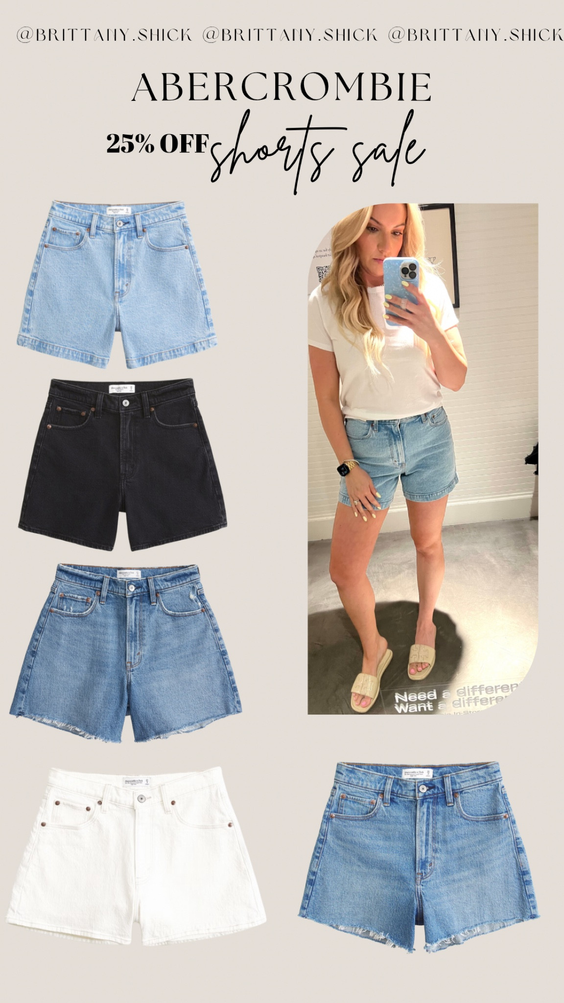 Abercrombie Shorts Sale 25% Off - love the high rise dad shorts 

#LTKFindsUnder100 #LTKSaleAlert #LTKStyleTip