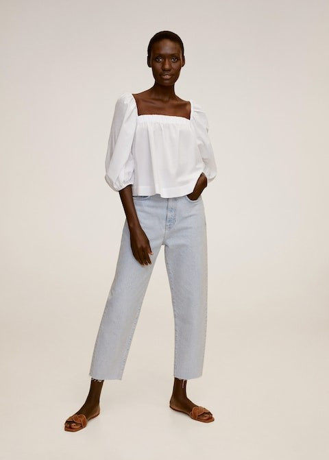 Puff sleeve top | MANGO (US)